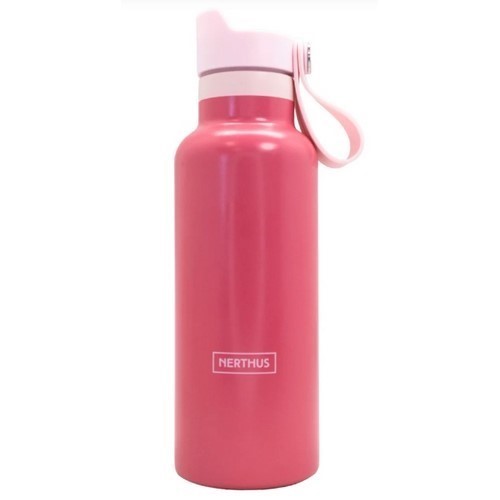 BOTELLA NERTHUS FIH 1409 CLICK&DRINK 0.5L ROSA